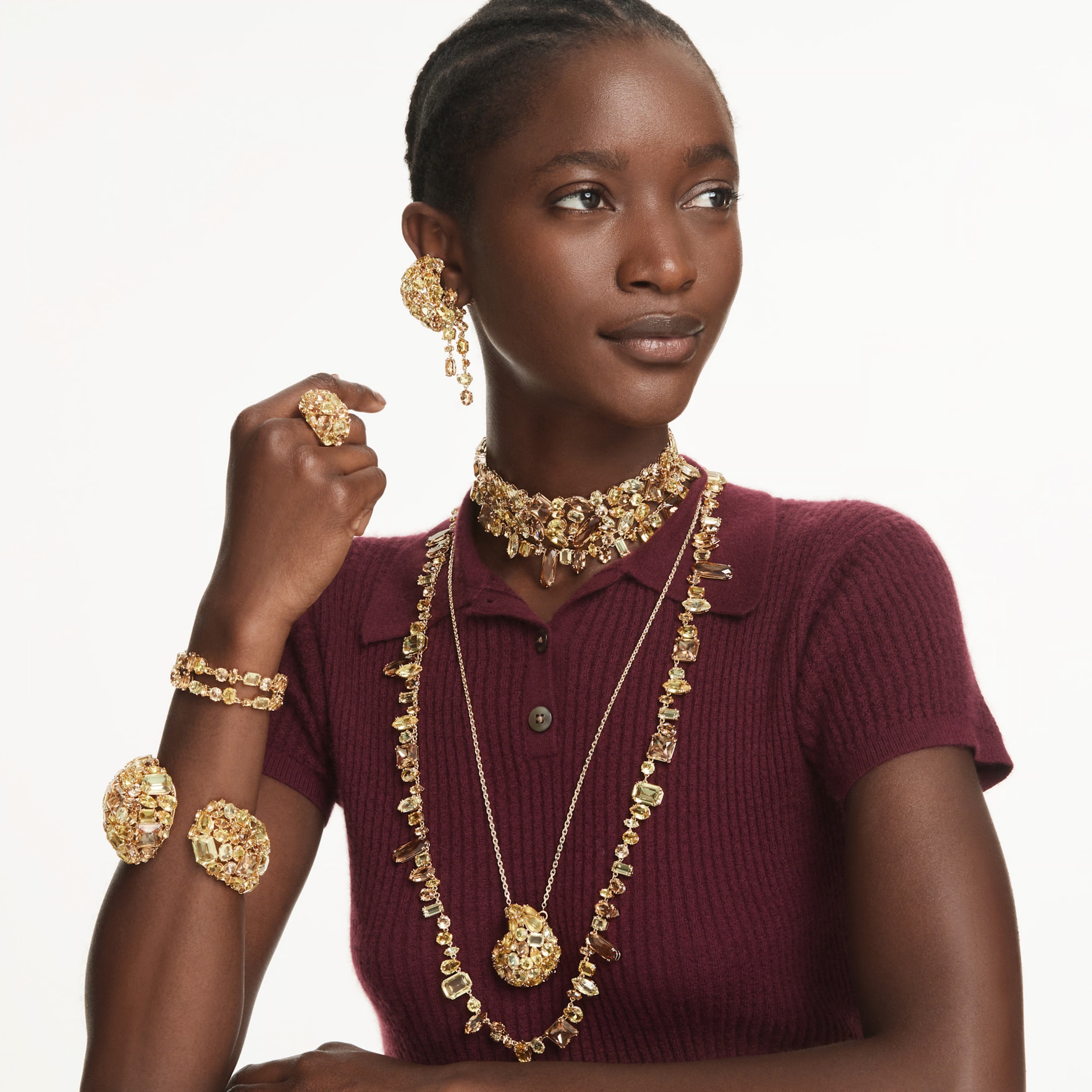 Gema drop earrings