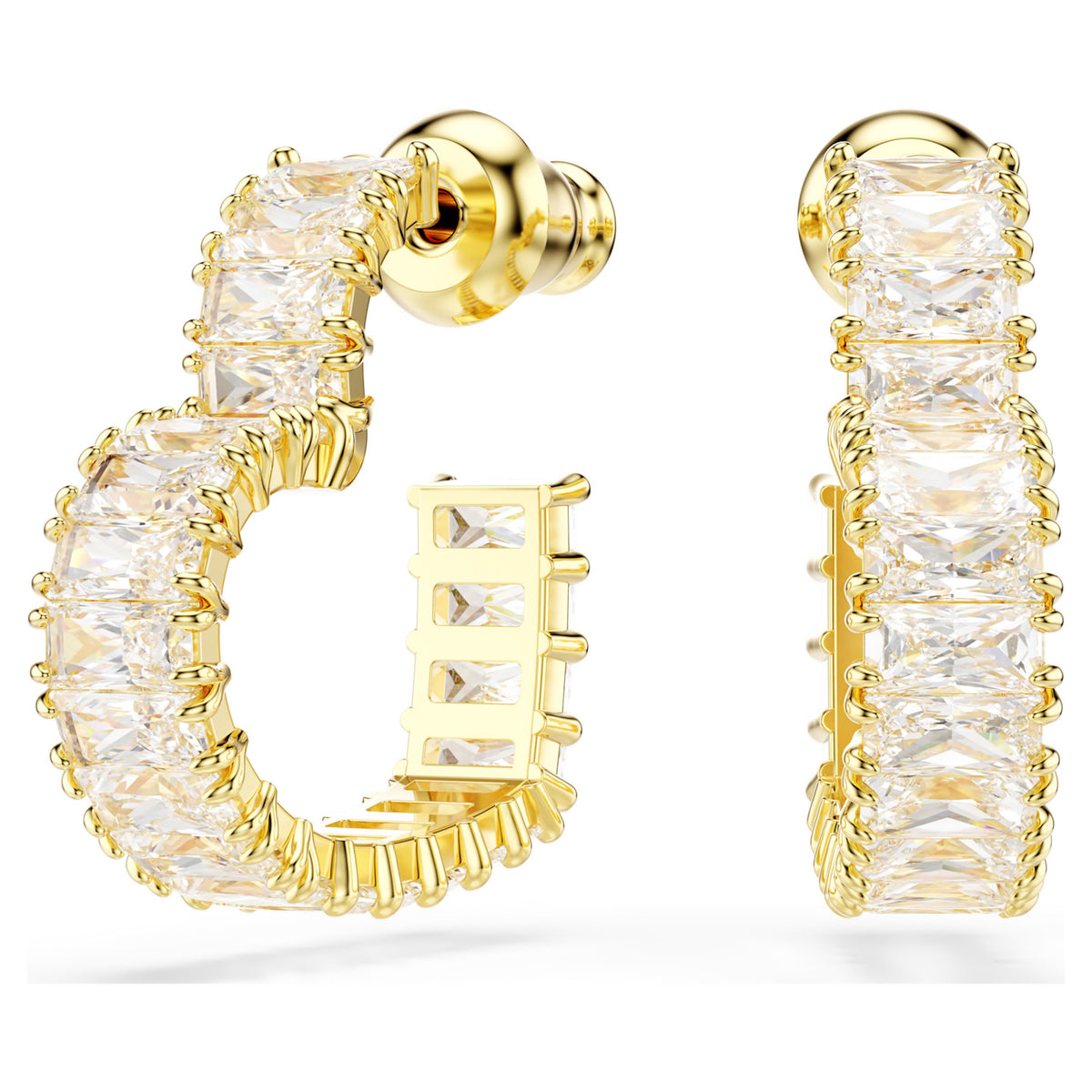 Matrix hoop earrings