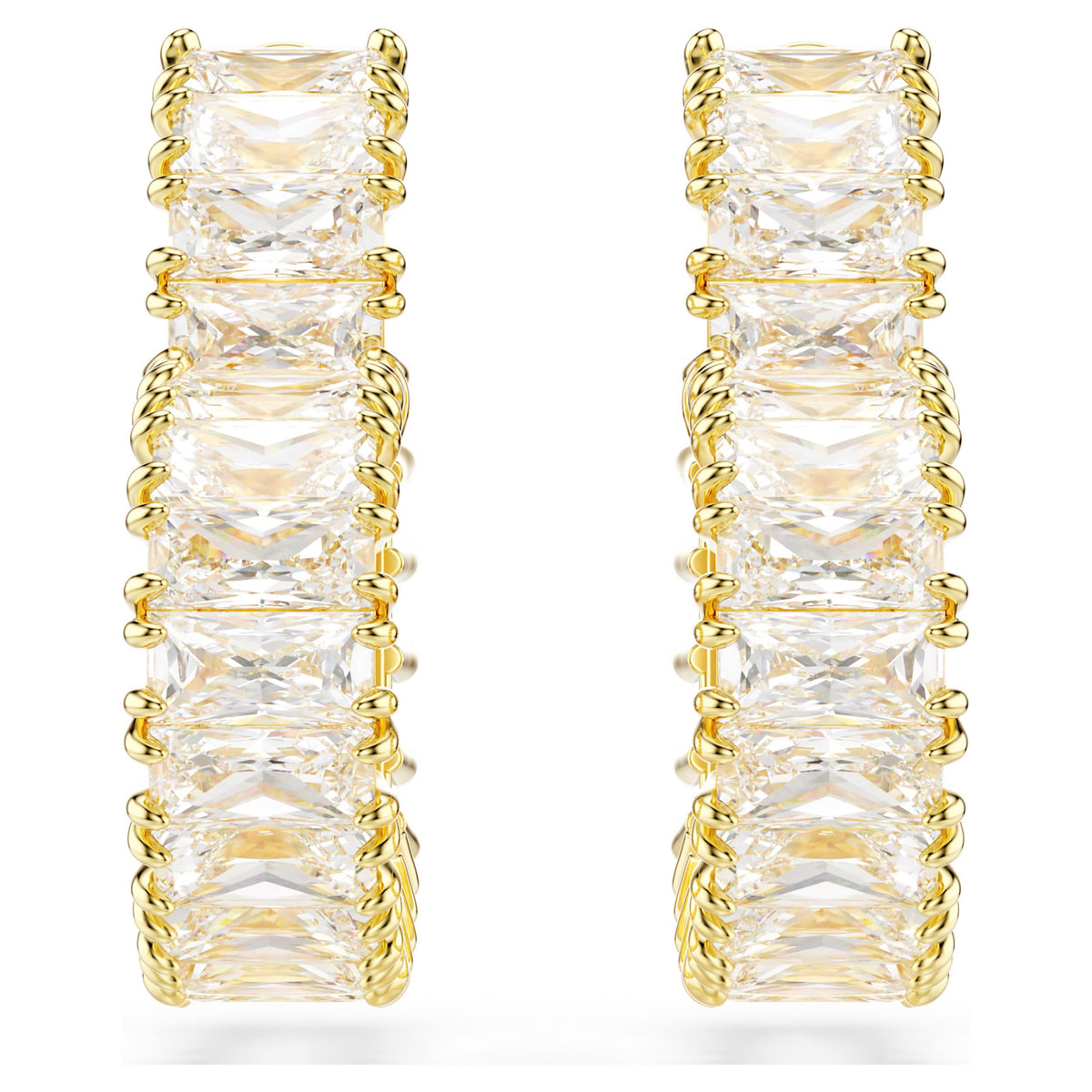 Matrix hoop earrings