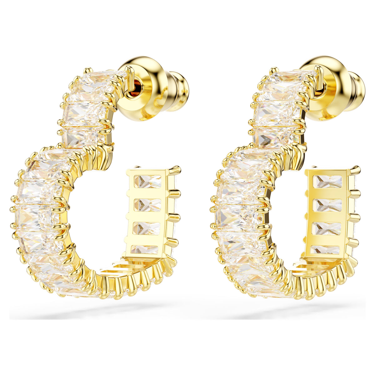 Matrix hoop earrings