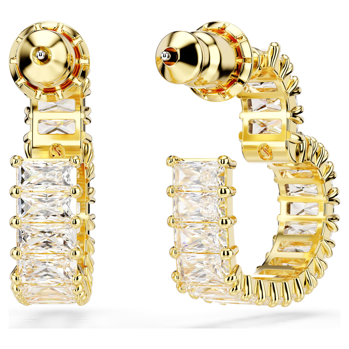 Matrix hoop earrings