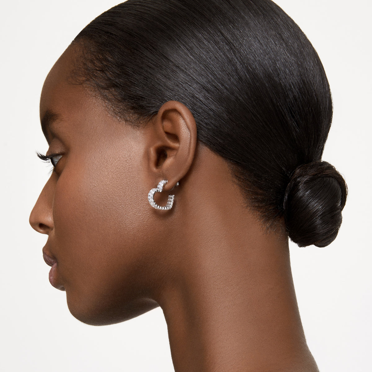 Matrix hoop earrings