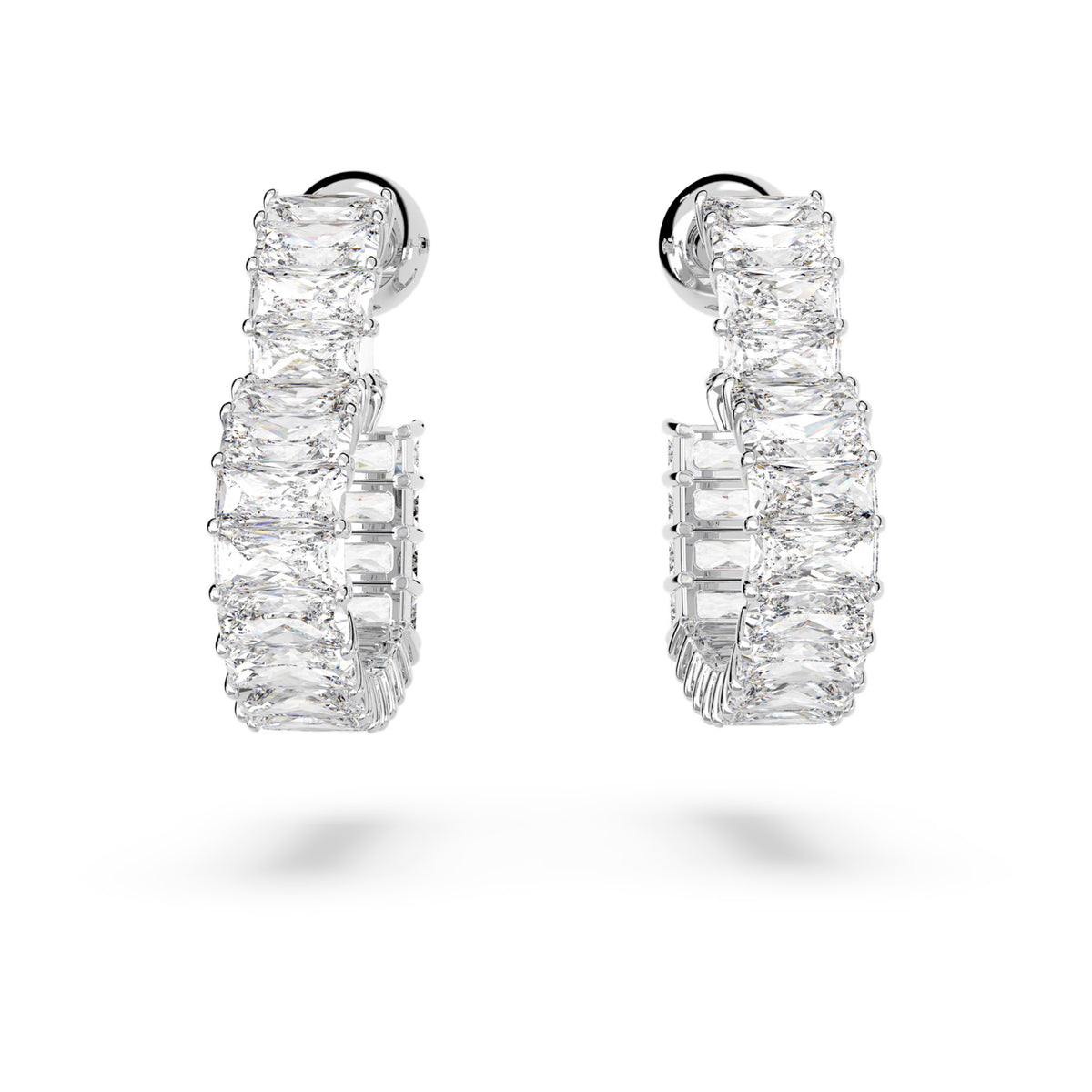 Matrix hoop earrings