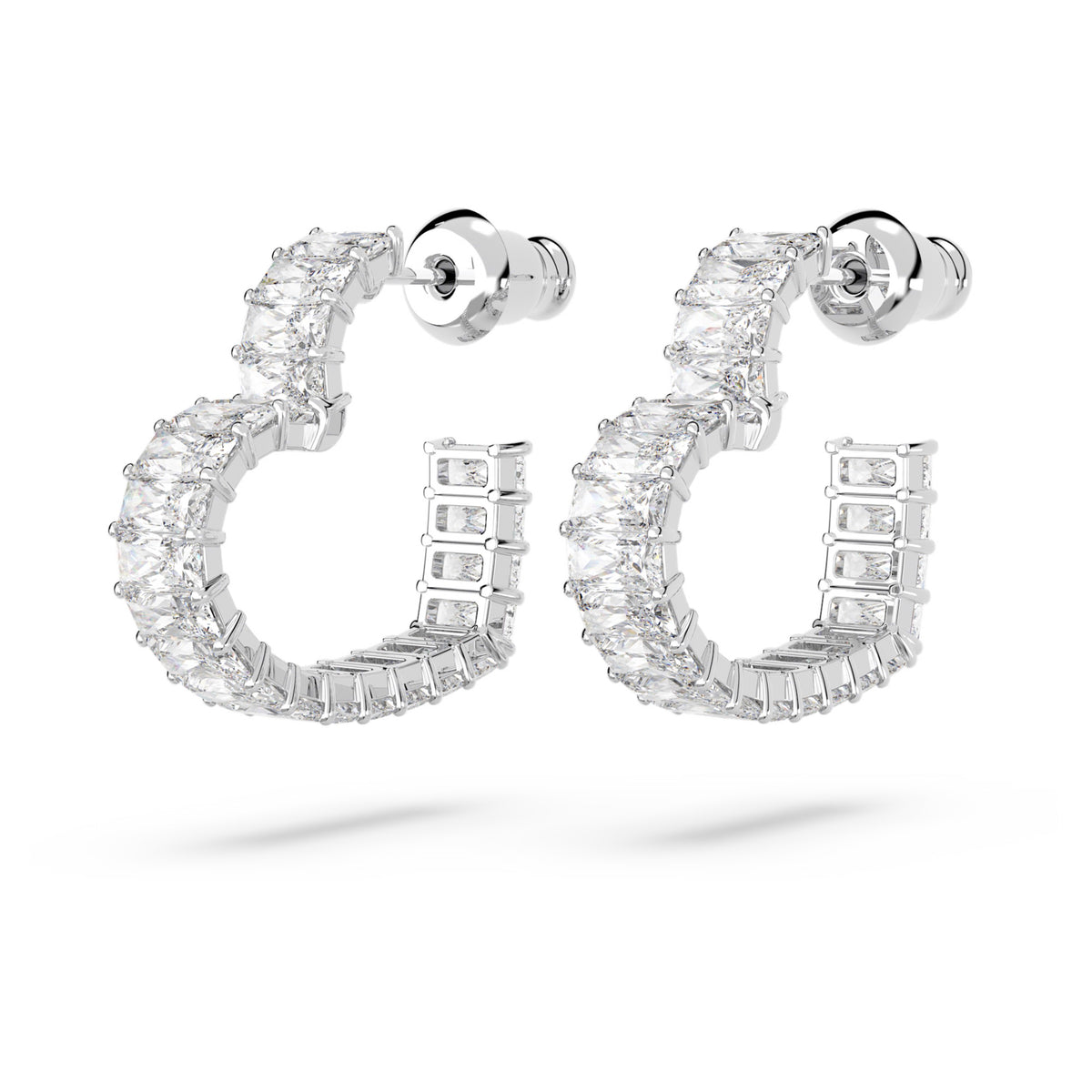 Matrix hoop earrings