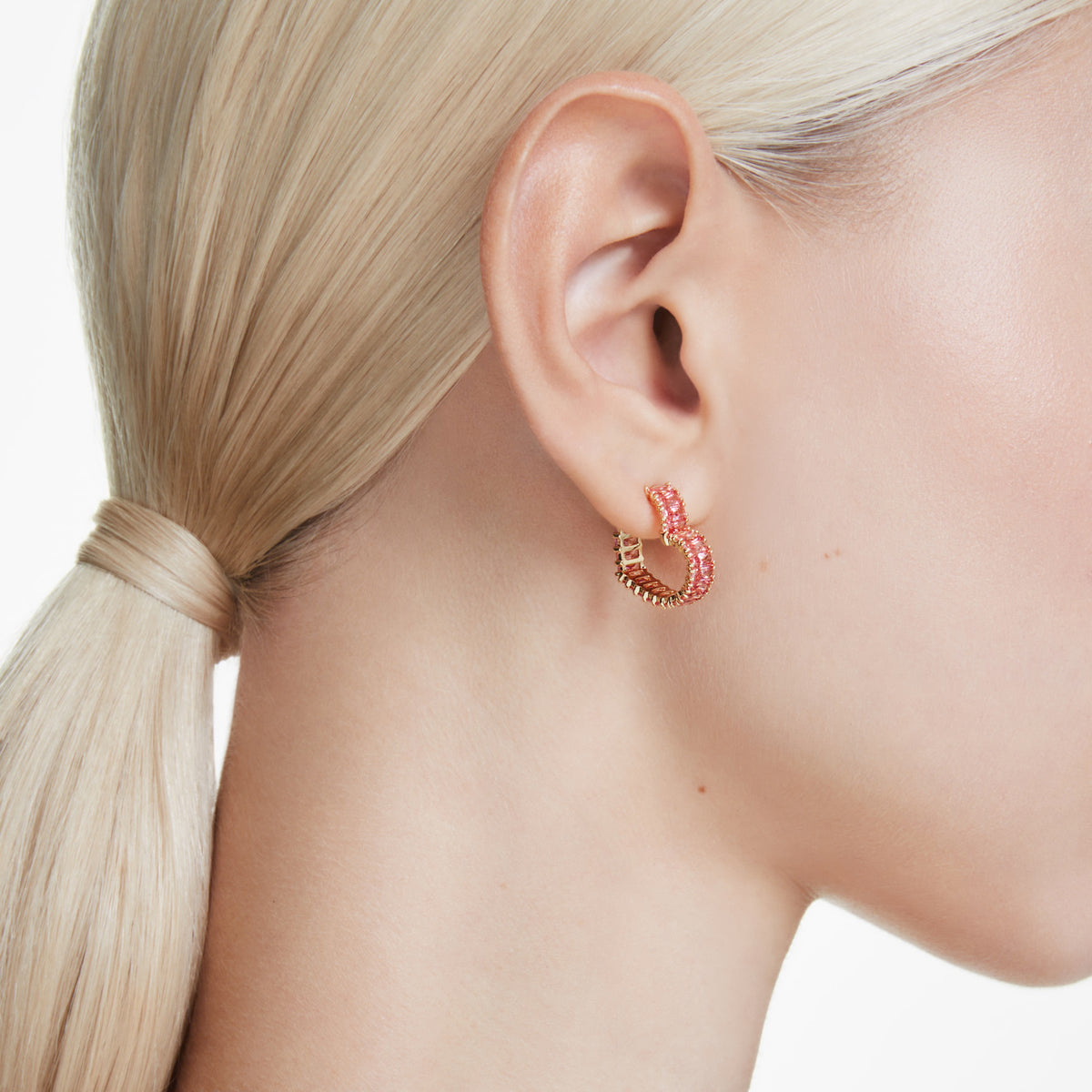 Matrix hoop earrings