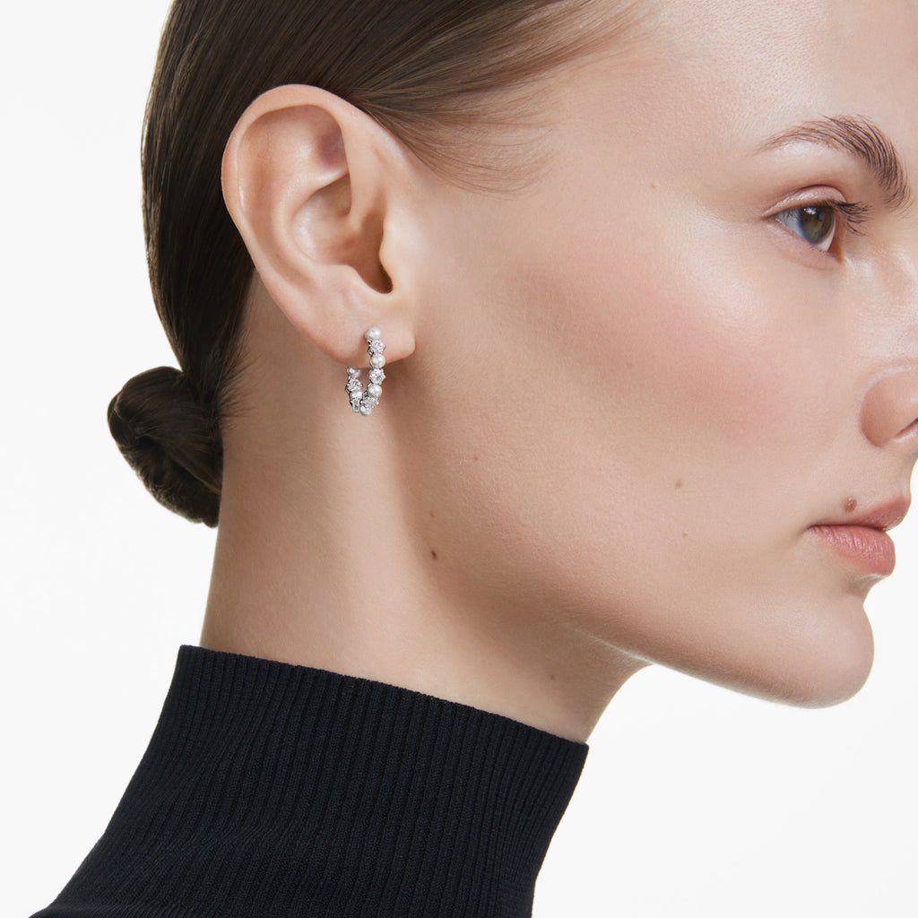 Matrix hoop earrings