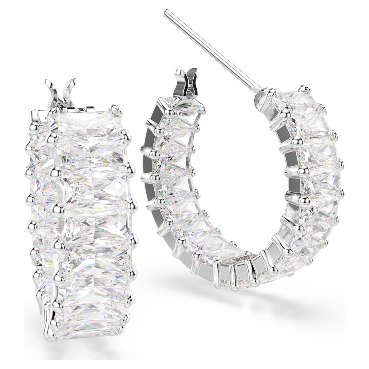 Matrix hoop earrings