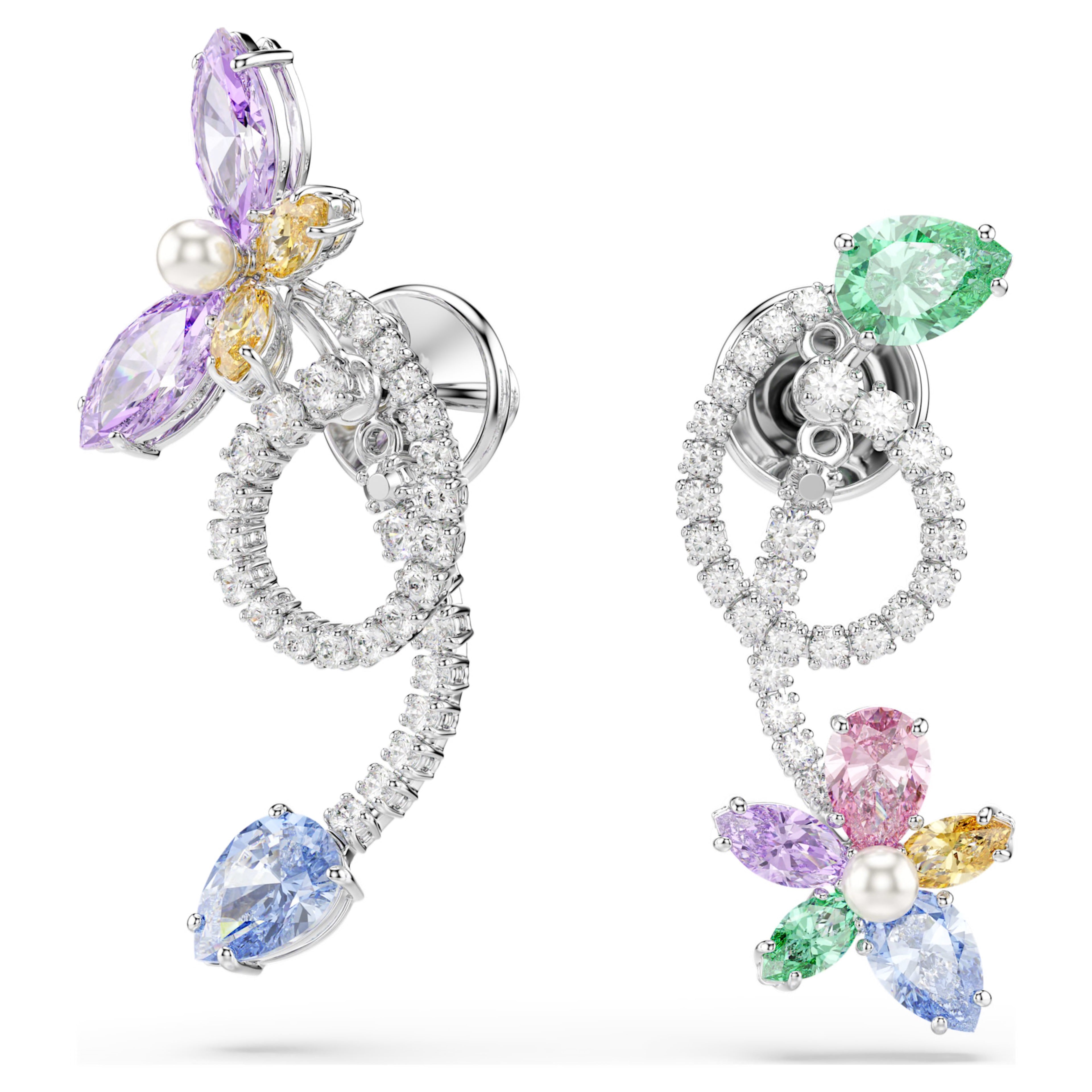 Ariana Grande x Swarovski drop earrings with ear jacket