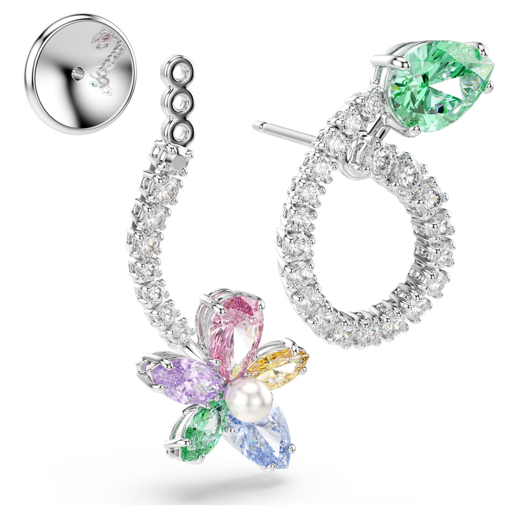 Ariana Grande x Swarovski drop earrings with ear jacket
