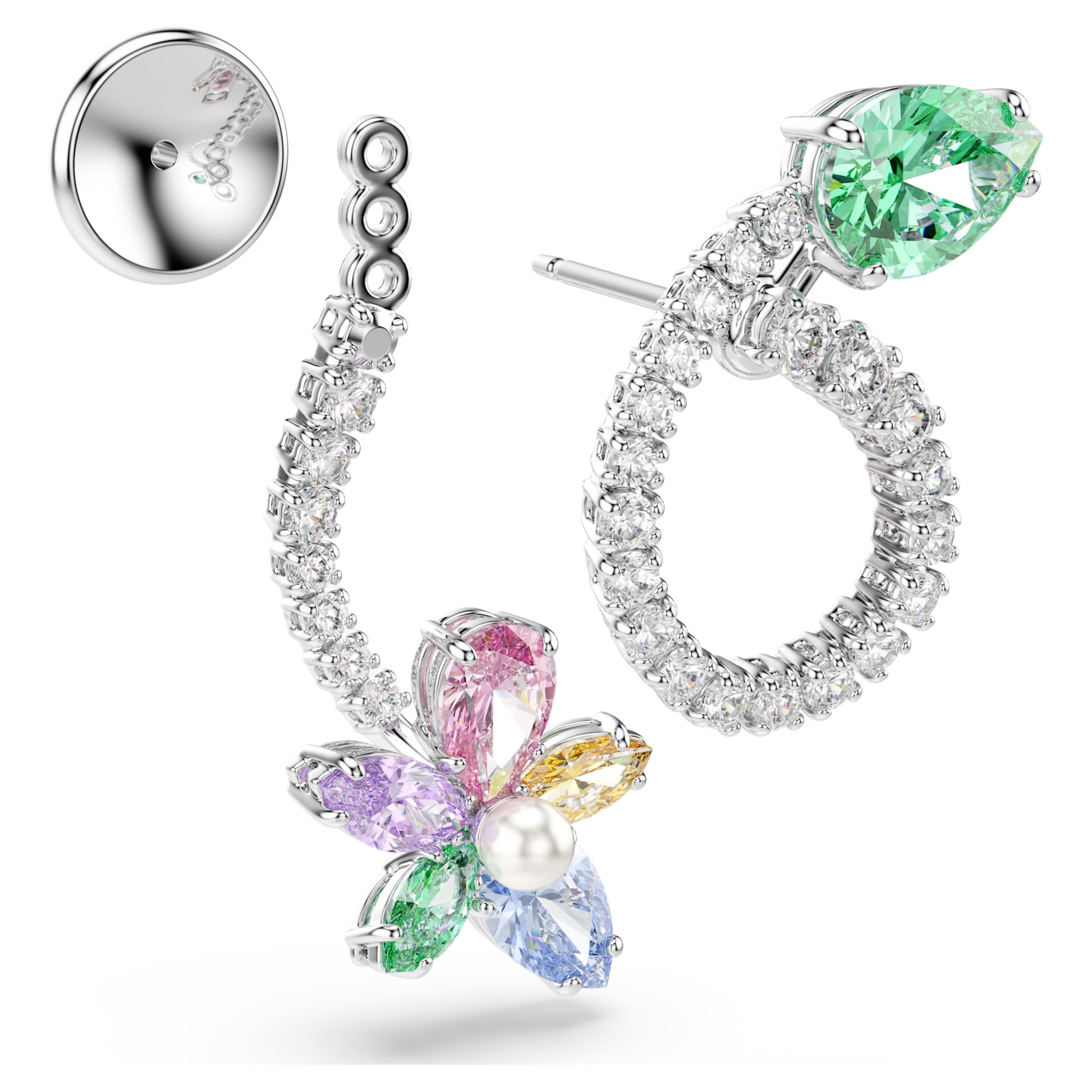 Ariana Grande x Swarovski drop earrings with ear jacket