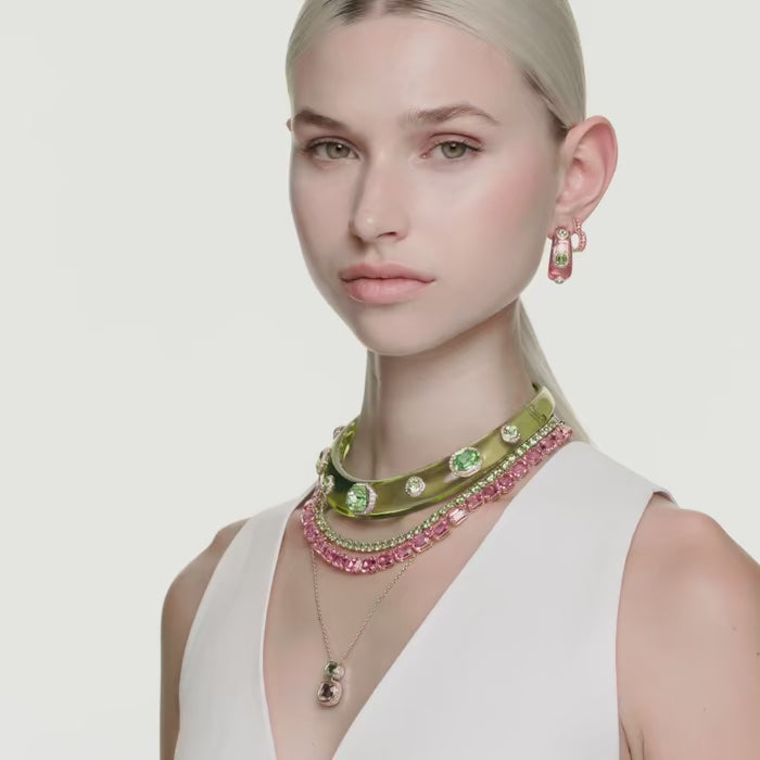 Matrix hoop earrings