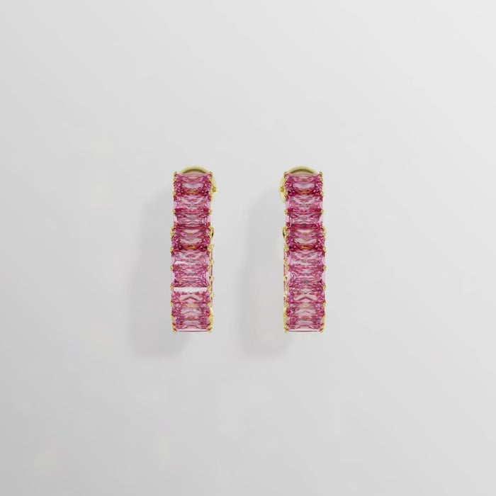 Matrix hoop earrings