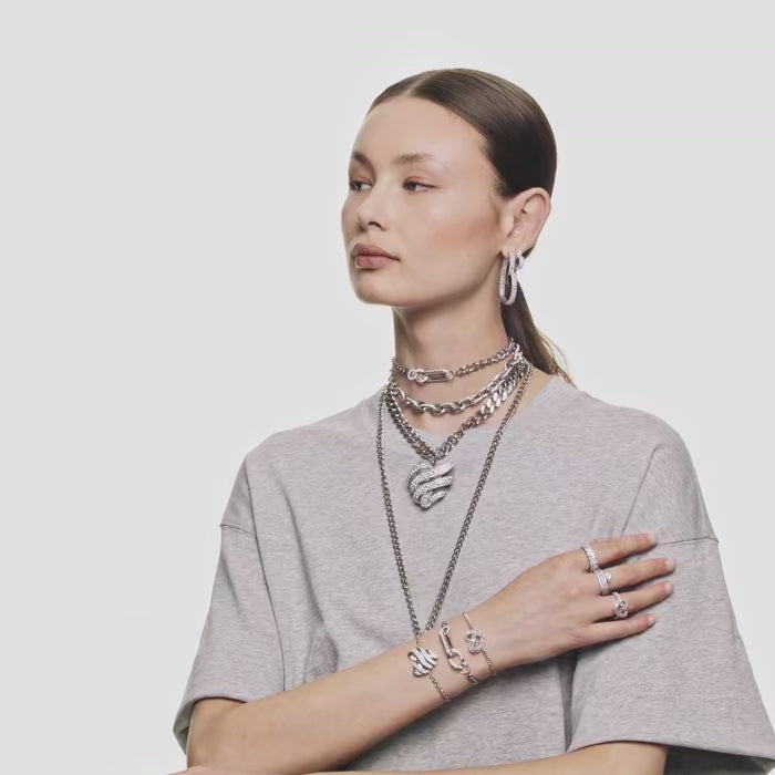 Matrix hoop earrings